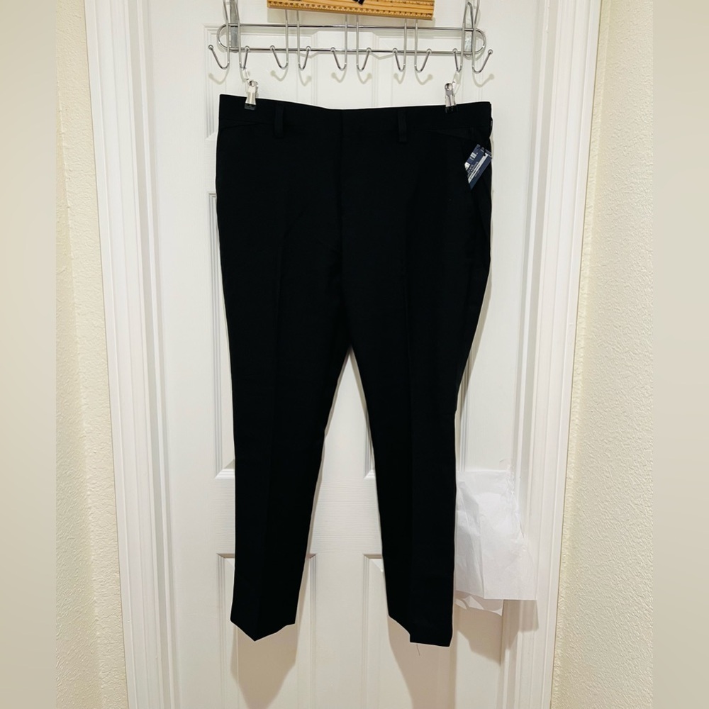 NWT Men's Sahara Club Black dress pant size 40x30,Slim fit